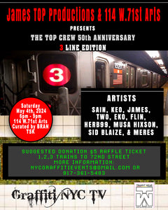 The T.O.P Crew 50th Anniversary 3 Line Edition