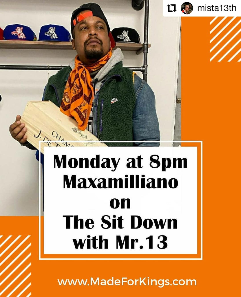 The Sit Down with Mr.13 - Maxamilliano (M12 Brand Ambassador) Podcast Audio