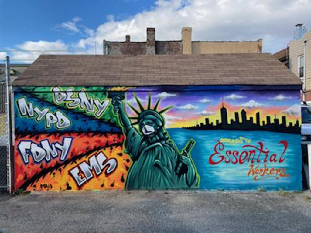 Essential Workers Mural Time Lapse Video