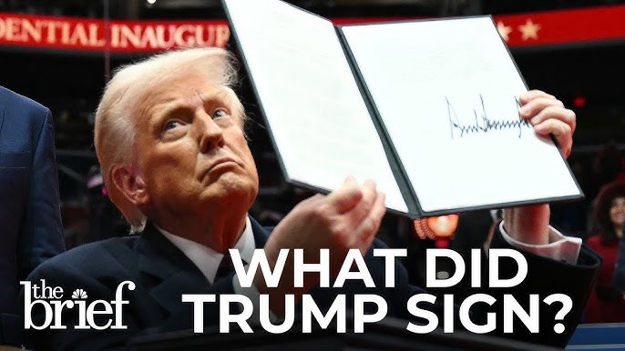 What executive orders did Trump sign on Inauguration Day? Here's the breakdown | The Brief