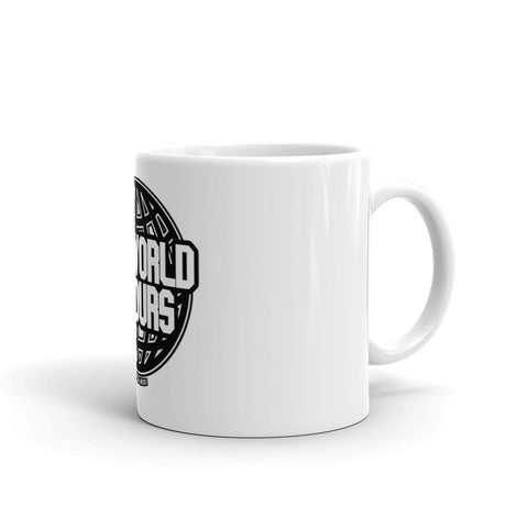 The World Is Yours White glossy mug